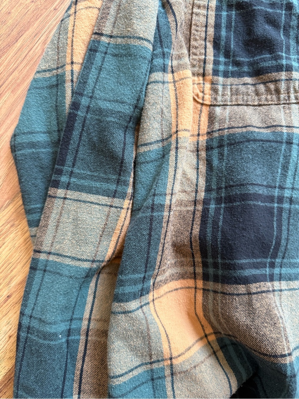 Sonoma Teal & Yellow Plaid Button-Down Shirt - Picture 4 of 12